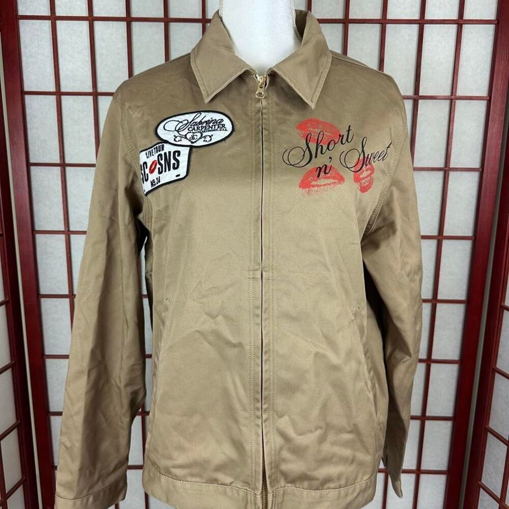 Sabrina Carpenter Short n Sweet Tour 2024 VIP Concert Jacket with Patches Medium